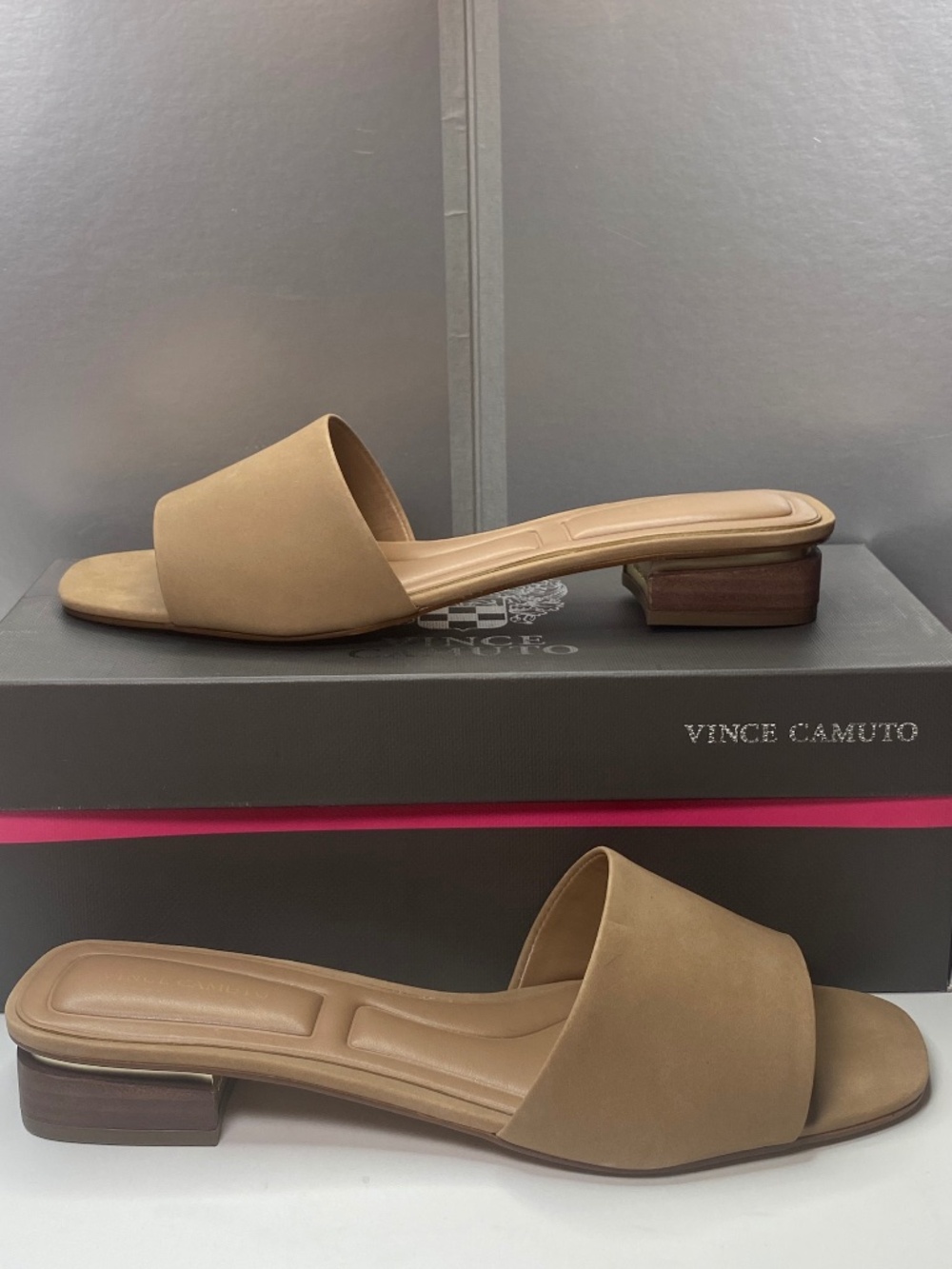 Vince Camuto Cheleah Tortilla Slide Sandals Size 8M NIB - Picture 10 of 16